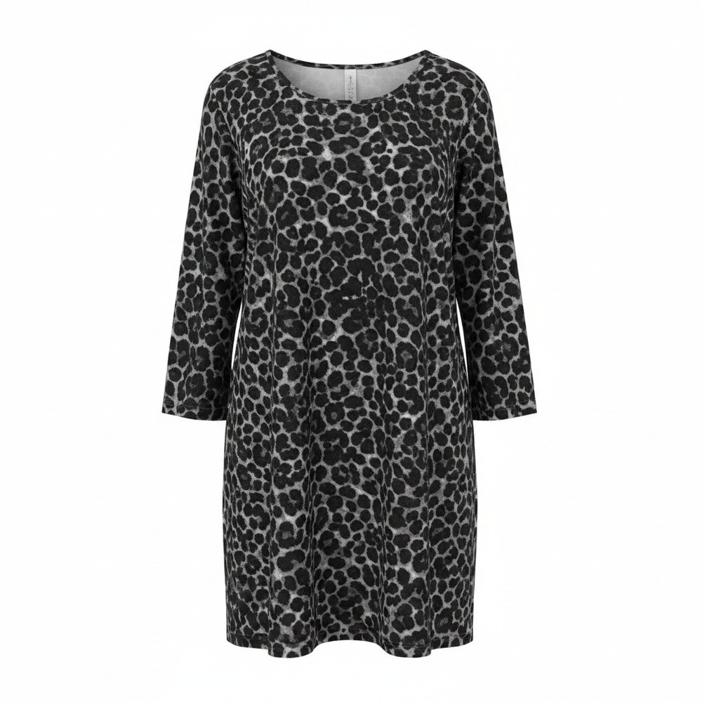 Old Navy Mobwife Office animal print dress large